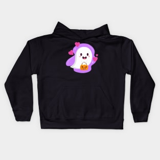 Kawaii Ghost Kids Hoodie